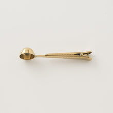 Premium Gold Coffee Scoop+Clip