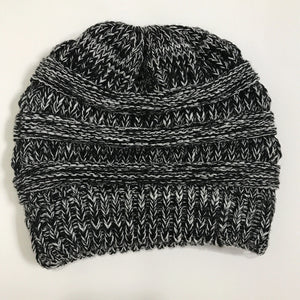 Premium Soft Knit Ponytail Beanie